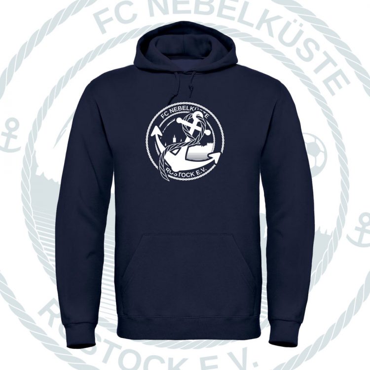 Unisex-HOODY "ANKER" NAVY