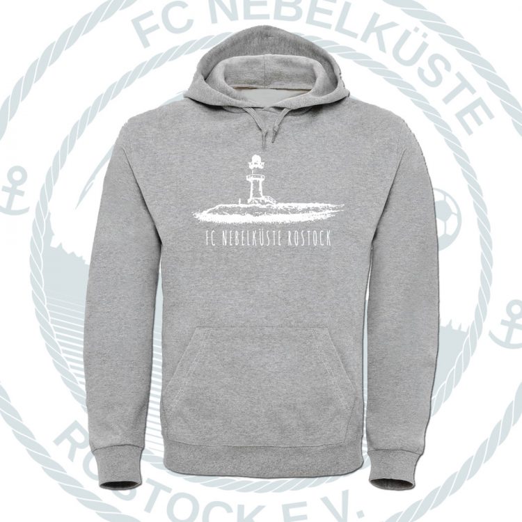 Unisex-HOODY "LEUCHTTURM" GRAU