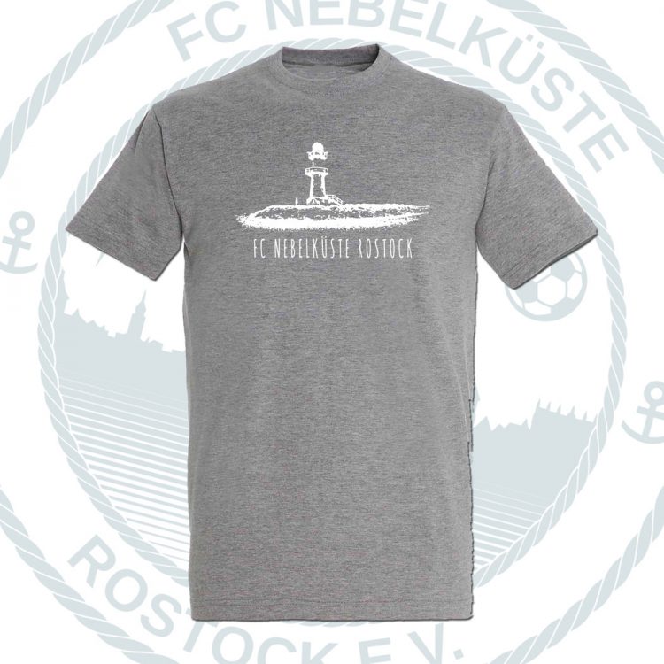 SHIRT "LEUCHTTURM" GRAU