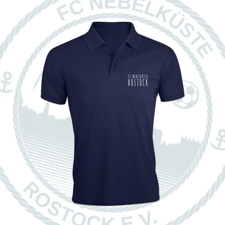 POLOSHIRT "FCNR" NAVY